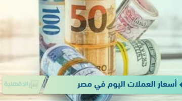 أسعار العملات اليوم في مصر الاحد الموافق 19 يناير 2025 صادر عن البنوك المصرية