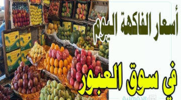 اسعار الفاكهة اليوم في سوق العبور بالكيلو .. ارتفاع لعدد كبير من الأصناف