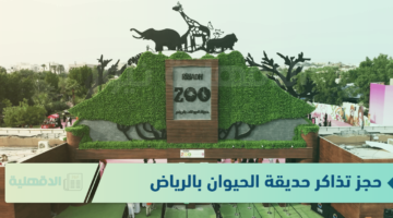 وانت في بيتك.. حجز تذاكر حديقة الحيوان في الرياض 2025 من خلال ticket-window