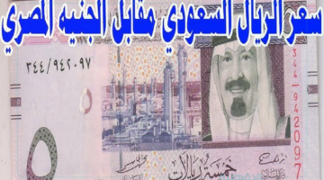 البنك المركزي يُعلن إرتفاع سعر الريال السعودي مقابل الجنيه المصري بمنتصف التعاملات