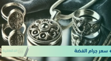 استقرار في سعر جرام الفضة اليوم الثلاثاء الموافق 22 يناير 2025 في محلات