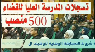 شروط المسابقة الوطنية لتوظيف الطلبة القضاة.. وفقا لإعلان وزارة العدل في الجزائر