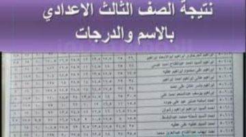 تهانينا النجاح.. نتيجة ثالثة إعدادي الترم الأول 2025 "بالإسم ورقم الجلوس" لجميع المحافظات