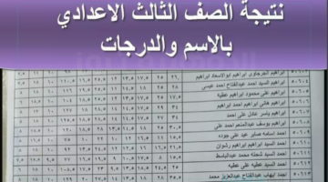 "بالإسم ورقم الجلوس".. رابط نتيجة ثالثه اعدادي الترم الأول 2025 لجميع المحافظات عبر الرابط الرسمي