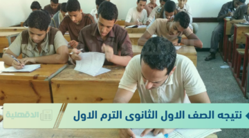 استخرج نتيجه الصف الاول الثانوى الترم الاول 2025 برقم الجلوس والاسم فور ظهورها