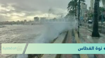 في ختام نوة الغطاس .. منخفضات جوية وامطار صاعقة وامواج مضطربة