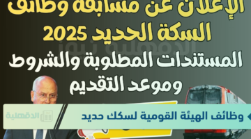 شروط ومستندات التقديم على وظائف الهيئة القومية لسكك حديد مصر لتعيين 1098 موظفًا عبر jobs.caoa.gov.eg