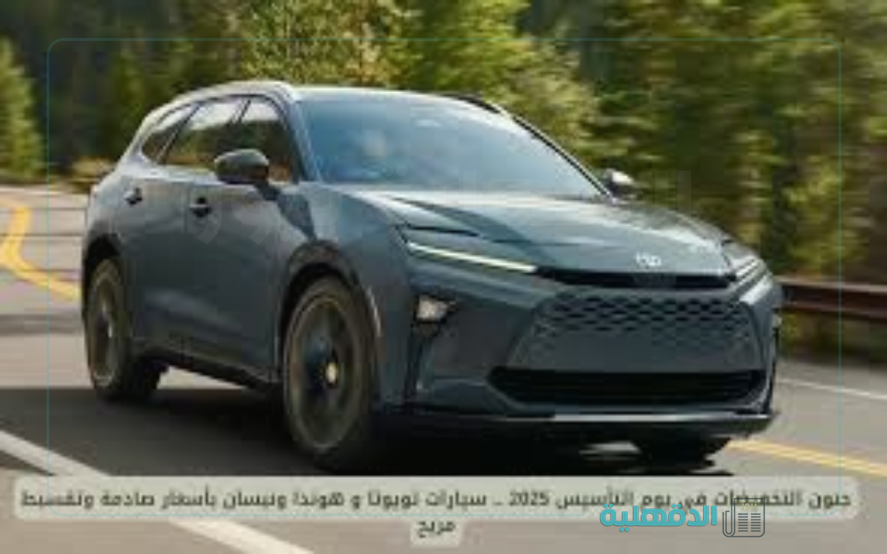 امتلك سيارتك المفضلة.. عروض السيارات يوم التأسيس 2025 بخيارات دفع ميسرة