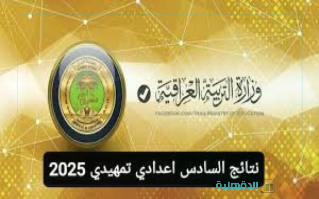 تم الرفع.. نتيجة السادس الإعدادي الدور الأول 2025 “بالرقم الإمتحاني” عبر موقع الوزارة ونتائجنا الرسمي