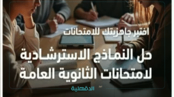 النماذج الاسترشادية لامتحانات الثانوية العامة 2025 تنطلق رسميًا.. خطة يومية من التعليم لحلها على الهواء مباشرة