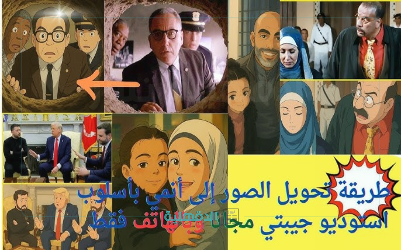 خلي صورك التريند.. خطوات تحويل الصور ستديو جيبلي “studio ghibli” المجانية باستخدام الذكاء الاصطناعي بسهولة