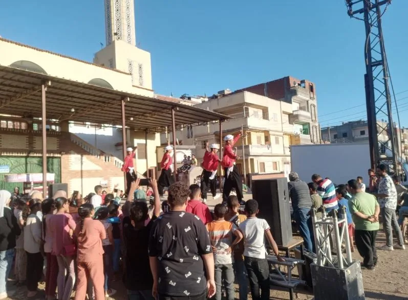 ختام فعاليات المسرح الجوال في عزبة اللوزي بالدقهلية برعاية قصور الثقافة