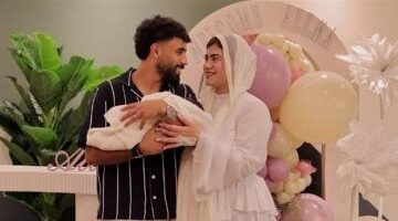 مروان عطية نجم الأهلي وزوجته سلمى صقر يفرحان بقدوم ابنتهما الأولى ألما في 2025