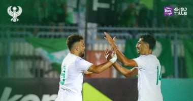 الشوط الأول.. المصري يفتتح التسجيل بهدف صلاح محسن في مواجهة طلائع الجيش 1-0 (فيديو)