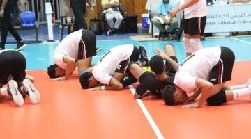 انتصار منتخب ناشئي الطائرة على لبنان في البطولة العربية 2025