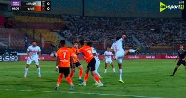 شيكو بانزا يفتتح التسجيل للزمالك في مواجهة فاركو