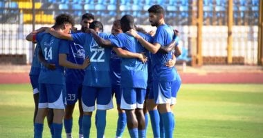 صامويل أمادى يسجل في الشوط الأول ويقود سموحة للتقدم على كهرباء الإسماعيلية