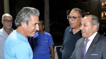 لقاء حصري مع محافظ بورسعيد خلال تدريبات المصري في 2025.. فيديو