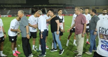 أبو ريدة يؤكد ثقته في لاعبي المنتخب والجهاز الفني.. ويعد بإدخال الفرحة إلى قلوب الجماهير