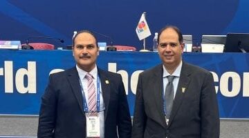 أحمد سامح يشارك في الجمعية العمومية للاتحاد الدولي لقوس والسهم 2025