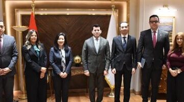 استقبال وزير الشباب للممثلة المقيمة لبرنامج الأمم المتحدة الإنمائي (UNDP) 2025