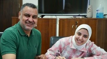 الأهلي يعبر عن امتنانه لدعاء الغباشي نجمة كرة الطائرة لعام 2025