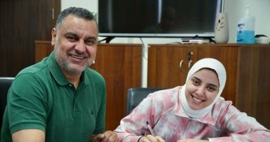 الأهلي يعبر عن امتنانه لدعاء الغباشي نجمة كرة الطائرة لعام 2025