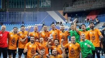 انتصار منتخب رجال يد البنك الأهلي على الحشد العراقي 38..27 في البطولة العربية 2025