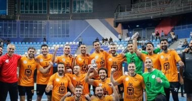 انتصار منتخب رجال يد البنك الأهلي على الحشد العراقي 38..27 في البطولة العربية 2025