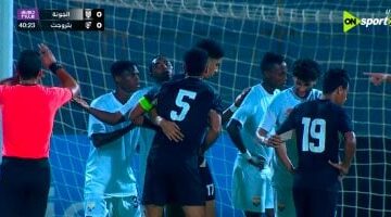 تعادل سلبي يحسم الشوط الأول بين الجونة وبتروجت في الدوري