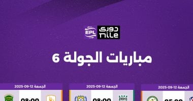 مواعيد مباريات الجولة السادسة للدوري المصري في 2025.. انفوجراف تفصيلي