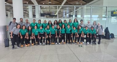 وصول بعثة منتخب مصر للسيدات تحت 20 عامًا إلى مالابو استعدادًا لملاقاة غينيا الاستوائية