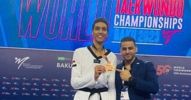 الاتحاد الدولي للتايكوندو يحتفي بنجاح سيف عيسى.. تتويج جديد لبطل العالم
