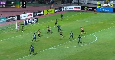 الاتحاد يتفوق على المقاولون العرب بهدف مبكر في الشوط الأول.. فيديو