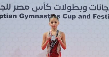 حسين عاطف يحقق ميداليتين فضية وبرونزية في كأس مصر للجمباز الإيقاعي