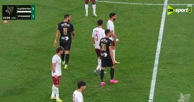 بيراميدز وسيراميكا يتعادلان 1-1 في الشوط الأول من السوبر.. طرد يورتشيتش يثير الجدل