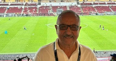 حضور أشرف نصار رئيس نادي البنك الأهلي نهائي السوبر المصري في الإمارات