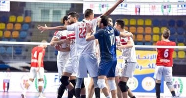 مواجهتا الأهلي وهليوبوليس والزمالك والشرطة في منافسات دوري رجال الطائرة اليوم